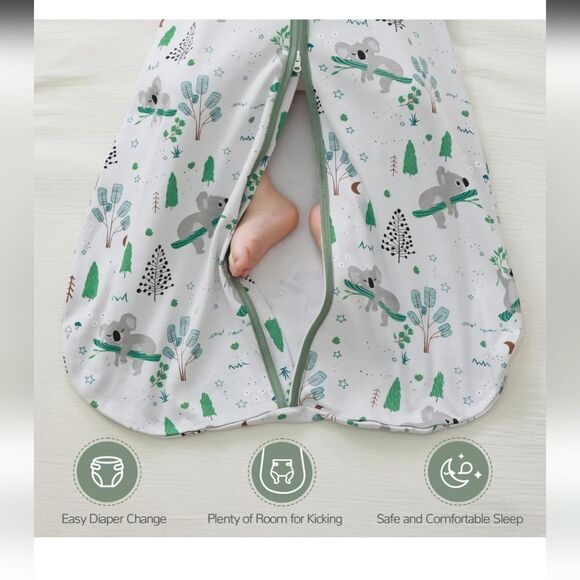 Tiny twinkle Baby Sleep Sack 100% Cotton Wearable Blanket 0-6 Months - Picture 4 of 13